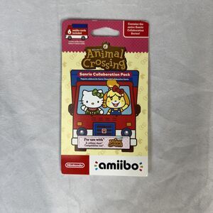 Animal Crossing Hello Kitty Authentic‎ SANRIO Amiibo 6 Card Pack Collaboration